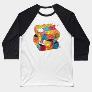 Biology Rubiks Cube Baseball T-Shirt